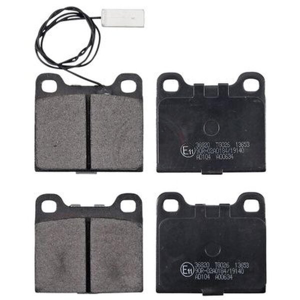 Brake pad set with integrated wear sensor 15 mm A.B.S. for ALFA ROMEO 75
