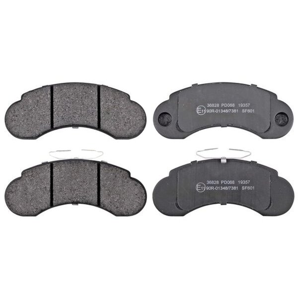 Bremsbelagsatz ohne integrierten Verschleißsensor 14 mm A.B.S. für u.a. MB MB