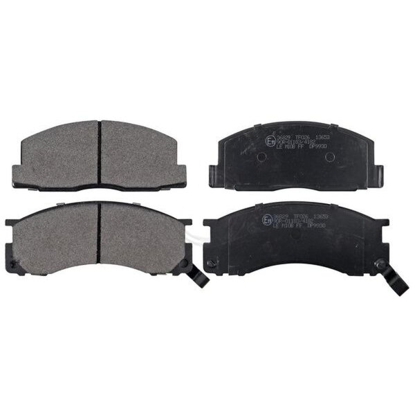 Brake pad set with acoustic wear warning 15.5 mm A.B.S. for TOYOTA