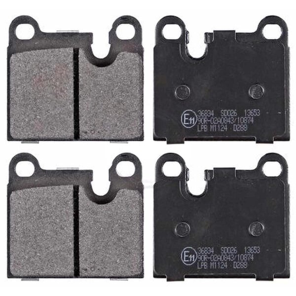 Brake pad set for wear warning indicator 15 mm A.B.S. for BMW 7 Series
