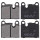 Brake pad set for wear warning indicator 15 mm A.B.S. for BMW 7 Series