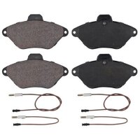 Brake pad set incl. wear warning contact 16 mm A.B.S. for...