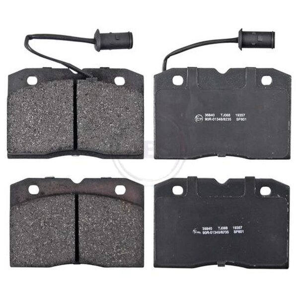 Brake pad set with wear sensor 18.3 mm A.B.S. for IVECO DAILY and others