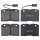 Brake pad set with wear sensor 18.3 mm A.B.S. for IVECO DAILY and others