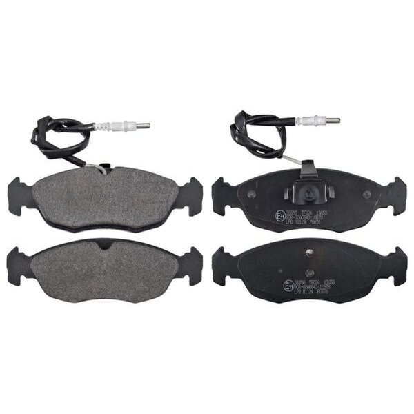 Brake pad set with wear sensor 18 mm A.B.S. for e.g. PEUGEOT 106