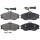 Brake pad set with wear sensor 19.7 mm A.B.S. for e.g. AUDI 100