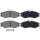 Brake pad set without wear sensor 15.5 mm A.B.S. for NISSAN TERRANO and others