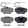 Brake pad set incl. wear warning contact 18 mm A.B.S. for RENAULT LAGUNA