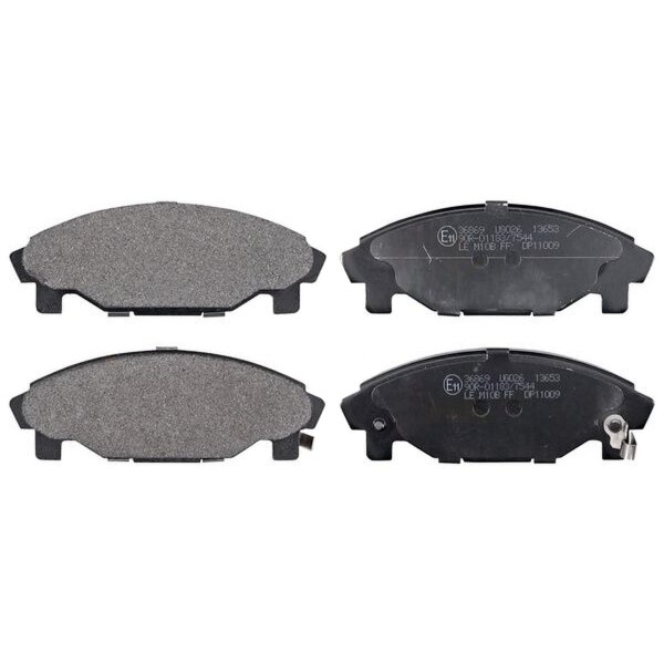 Bremsbelagsatz mit Verschleißwarnung 15,6 mm A.B.S. für u.a. DAIHATSU CHARADE