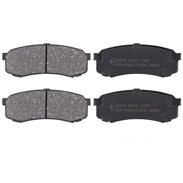Brake pad set without wear sensor 15.2 mm A.B.S. for e.g. TOYOTA LAND