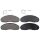 Brake pad set with wear sensor 17 mm A.B.S. for RENAULT TRUCKS and others