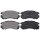 Brake pad set with wear warning 17 mm A.B.S. for SUBARU IMPREZA and others