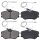 Brake pad set with wear sensor 18.5 mm A.B.S. for PEUGEOT 306 and others