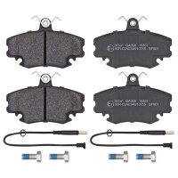 Brake pad set incl. wear warning contact 18 mm A.B.S. for...