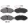 Brake pad set with wear sensor 19.5 mm A.B.S. for PEUGEOT BOXER and others