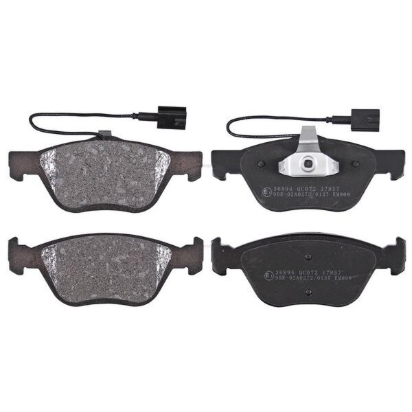 Brake pad set with wear sensor 19 mm A.B.S. for e.g. ALFA ROMEO 156