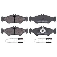 Bremsbelagsatz inkl. Verschleißwarnkontakt 17 mm...