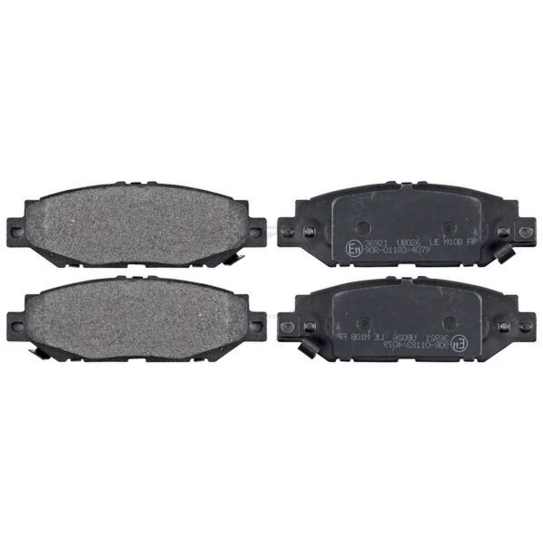 Brake pad set with wear warning 15.5 mm A.B.S. for TOYOTA SUPRA and others