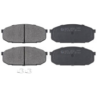 Brake pad set with acoustic wear warning 15.4 mm A.B.S....