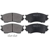 Bremsbelagsatz, Scheibenbremse 16,8 mm AKEBONO A.B.S....