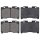 Brake pad set with wear warning 17.8 mm A.B.S. for TOYOTA CELICA and others