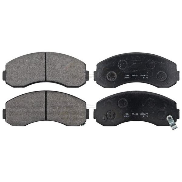 Brake pad set with wear warning 15.7 mm A.B.S. for KIA K2500 and others