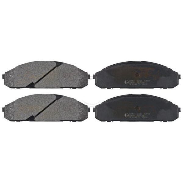 Brake pad set without integrated wear sensor 18 mm A.B.S. for NISSAN PATROL