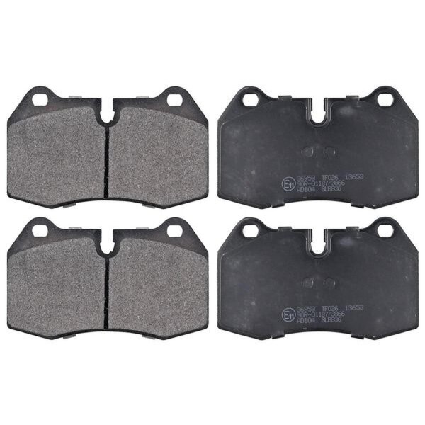 Brake pad set for wear warning indicator 18 mm A.B.S. for BMW 7 Series