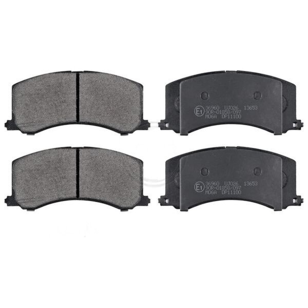 Brake pad set with wear warning 15 mm A.B.S. for SUZUKI BALENO and others