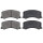 Brake pad set with wear warning 15 mm A.B.S. for SUZUKI BALENO and others