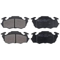 Brake pad set without integrated wear sensor 14.8 mm...