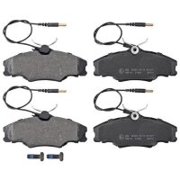 Brake pad set with wear sensor 19.3 mm A.B.S. for PEUGEOT...