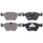 Brake pad set for wear warning indicator 20.3 mm A.B.S. for BMW X3 and others