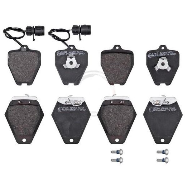 Brake pad set with integrated wear sensor 17.3 mm A.B.S. for AUDI A8 and others