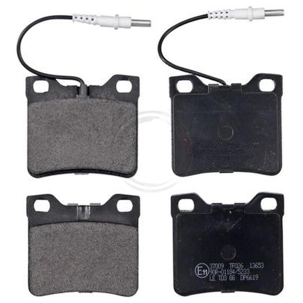 Bremsbelagsatz mit integriertem Verschleißsensor 16,9 mm A.B.S. für u.a. MB VITO