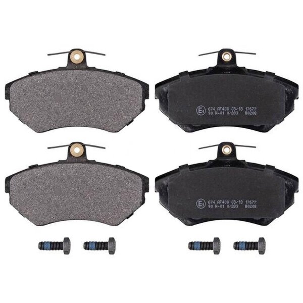 Brake pad set without wear sensor 19.6 mm A.B.S. for VW PASSAT and others