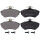 Brake pad set without wear sensor 19.6 mm A.B.S. for VW PASSAT and others