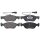 Brake pad set with wear sensor 17.5 mm A.B.S. for e.g. ALFA ROMEO 146