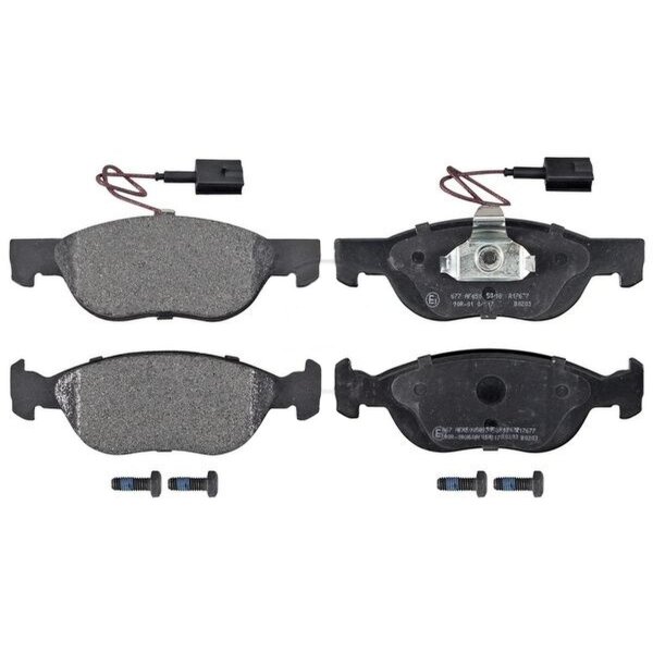 Brake pad set with wear sensor 17.5 mm A.B.S. for e.g. ALFA ROMEO 146