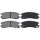 Brake pad set with wear warning 14.8 mm A.B.S. for e.g. OPEL SINTRA