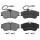 Brake pad set with integrated wear sensor 18 mm A.B.S. for RENAULT ESPACE
