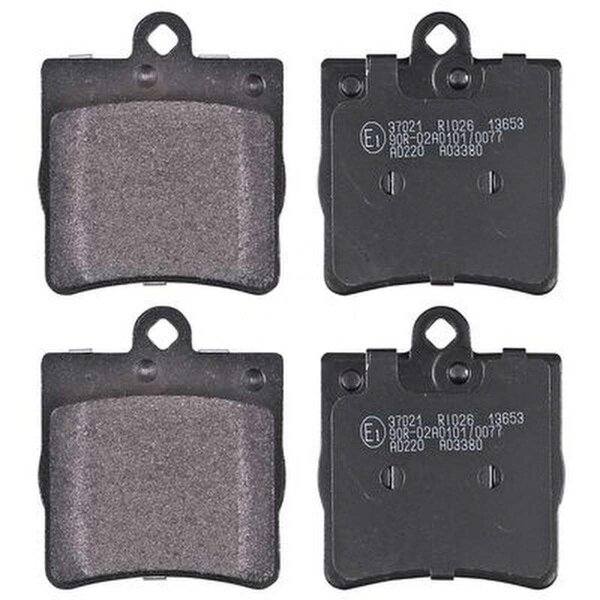 Brake pad set without wear sensor 15.5 mm A.B.S. for e.g. MB C-CLASS