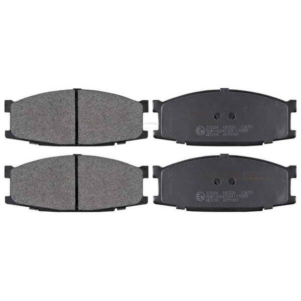 Brake pad set without integrated wear sensor 17.5 mm A.B.S. for MITSUBISHI