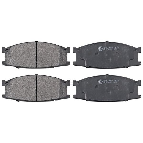 Brake pad set without integrated wear sensor 17.5 mm A.B.S. for MITSUBISHI