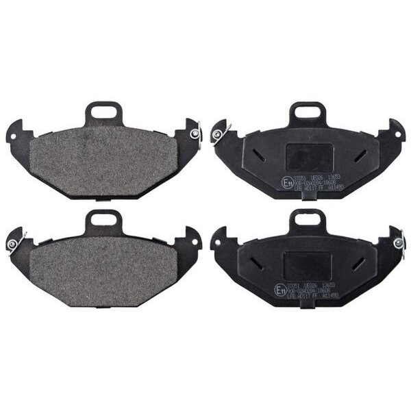 Brake pad set without wear sensor 14.5 mm A.B.S. for e.g. RENAULT LAGUNA