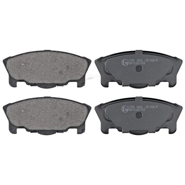 Bremsbelagsatz ohne Verschleißsensor 13,8 mm A.B.S. für DAIHATSU MOVE