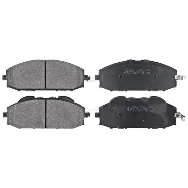 Brake pad set with acoustic wear warning 19 mm A.B.S. for NISSAN PATROL