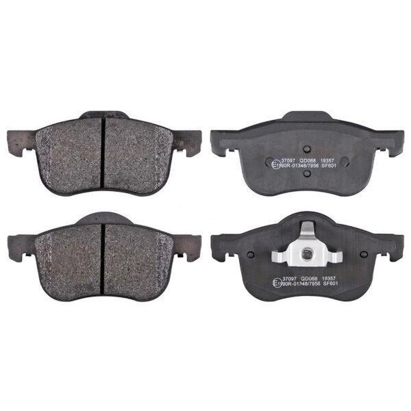 Brake pad set without wear sensor 18.6 mm A.B.S. for e.g. VOLVO S80