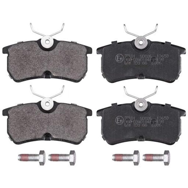 Brake pad set without wear sensor 14.5 mm A.B.S. for FORD FIESTA and others