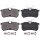 Brake pad set without wear sensor 14.5 mm A.B.S. for FORD FIESTA and others